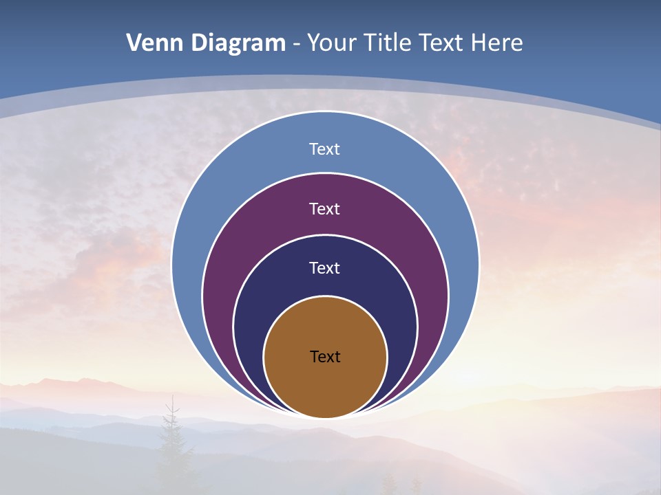 Natural Sky Plant PowerPoint Template