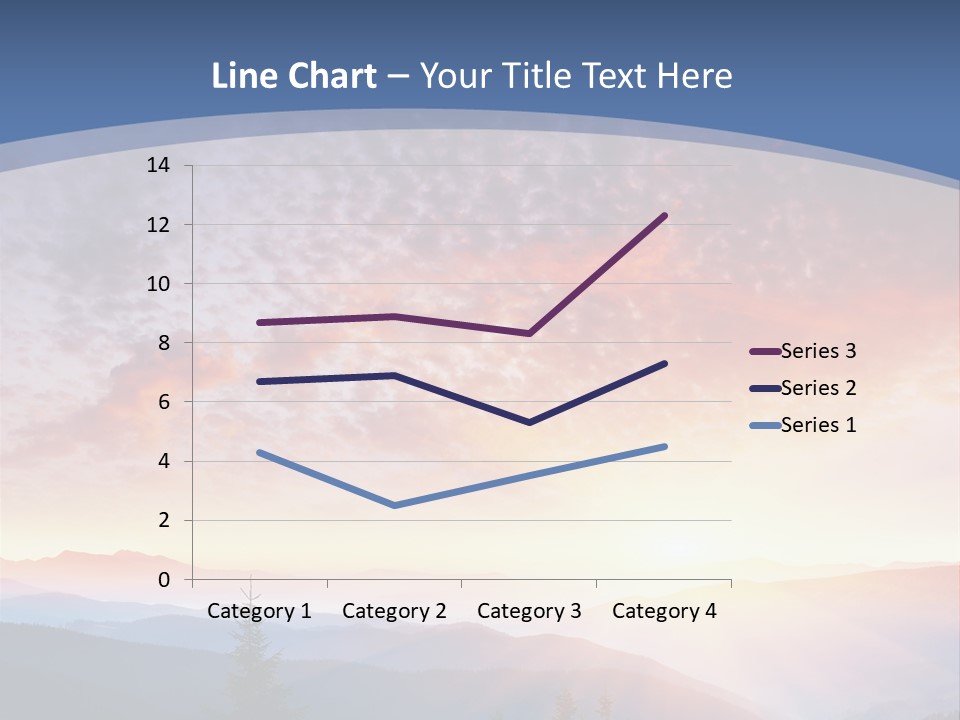 Natural Sky Plant PowerPoint Template