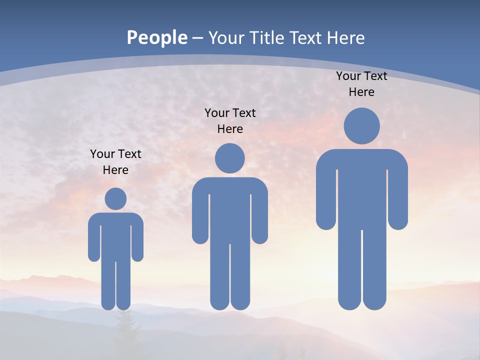 Natural Sky Plant PowerPoint Template