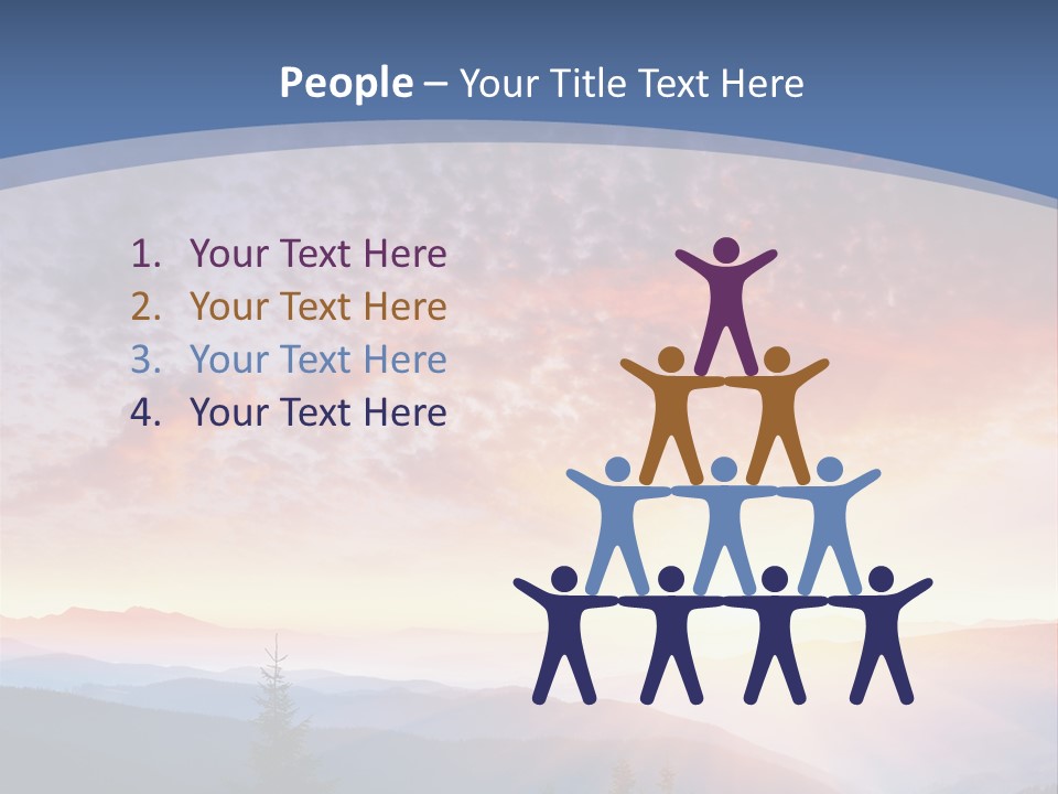 Natural Sky Plant PowerPoint Template