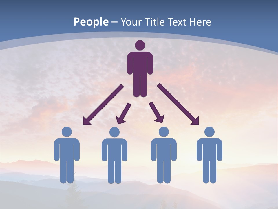 Natural Sky Plant PowerPoint Template