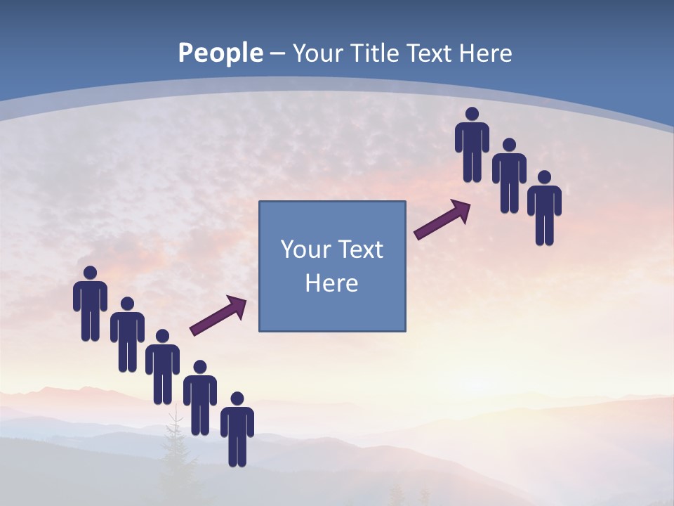 Natural Sky Plant PowerPoint Template