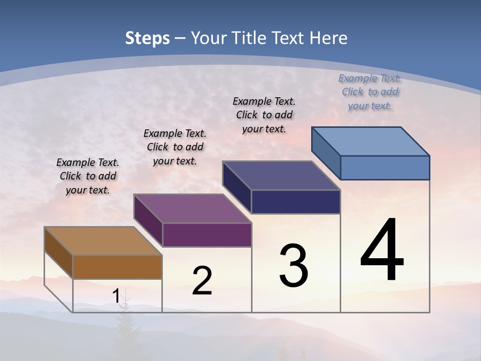 Natural Sky Plant PowerPoint Template