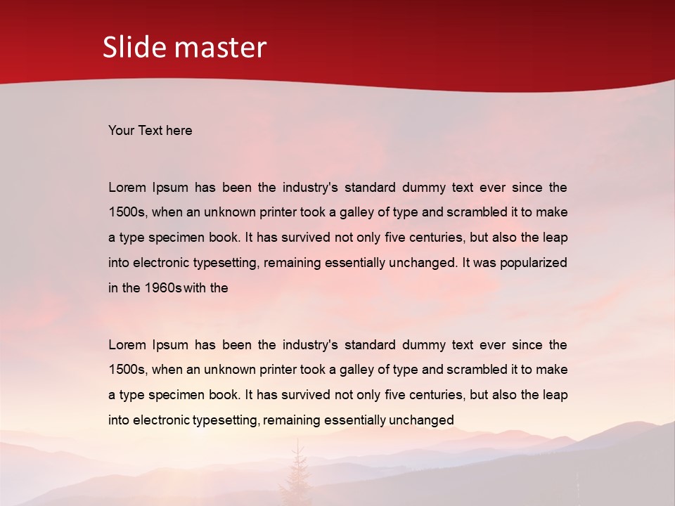 Background Flora Weather PowerPoint Template