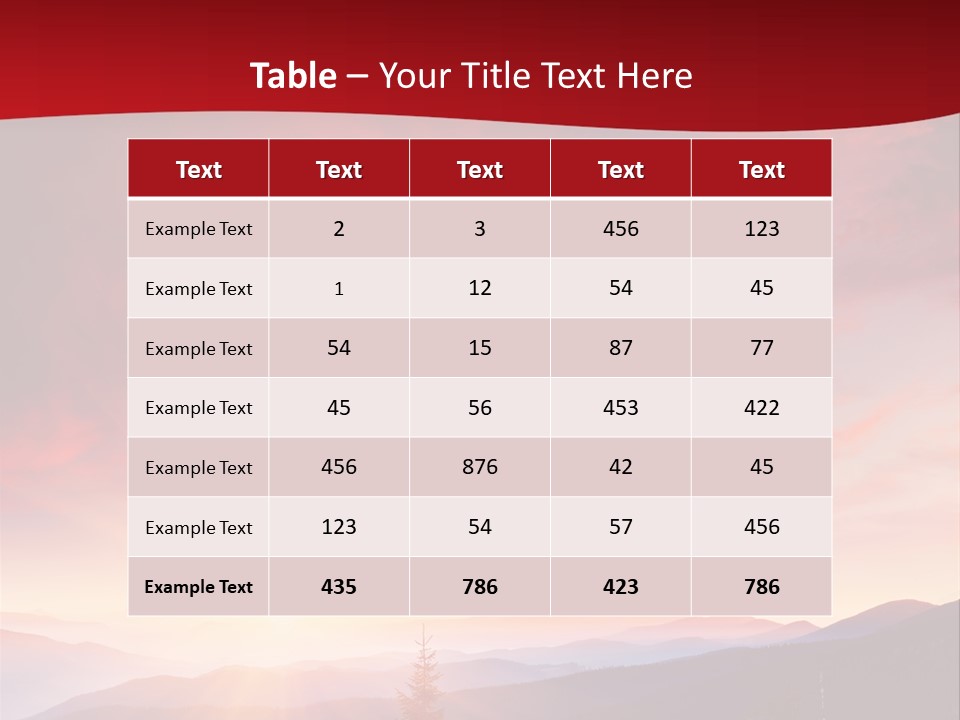 Background Flora Weather PowerPoint Template