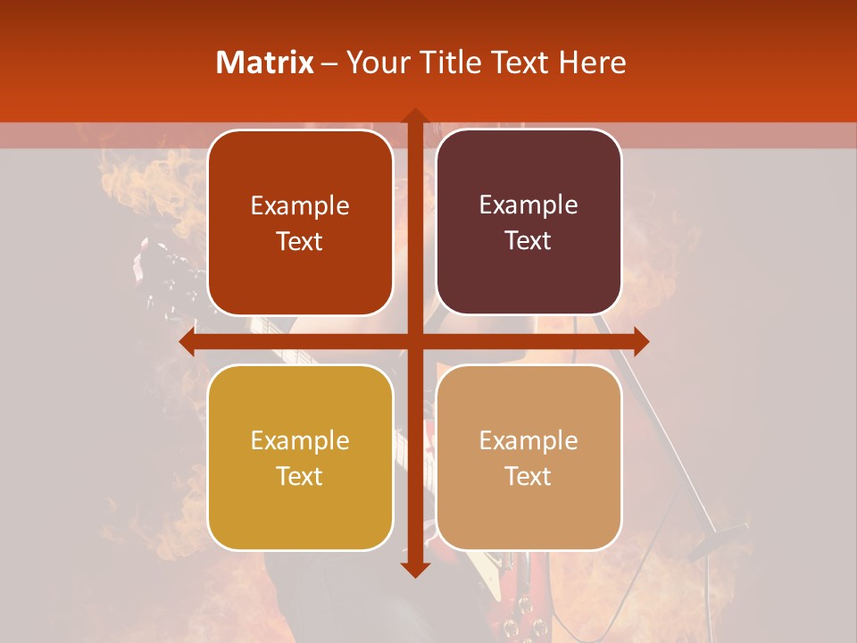 Blues Dark Rock PowerPoint Template