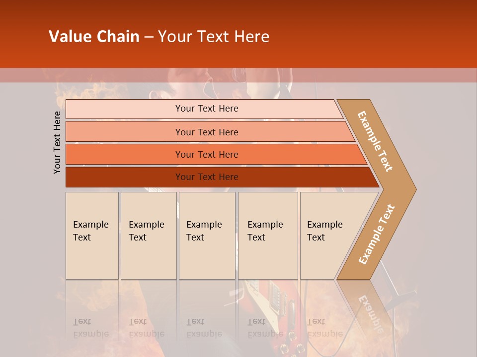 Blues Dark Rock PowerPoint Template