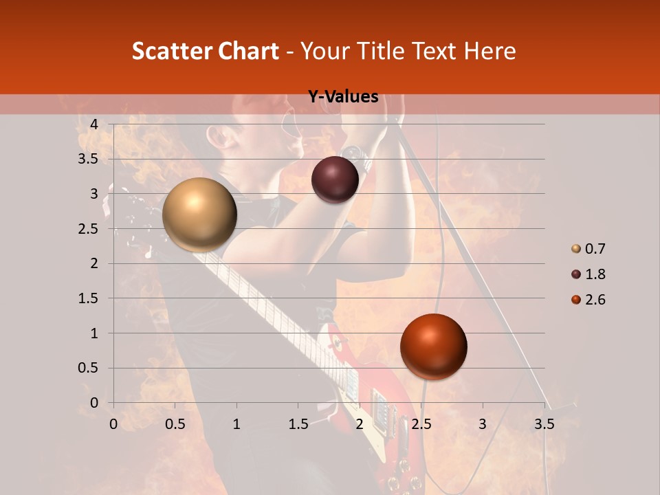Blues Dark Rock PowerPoint Template