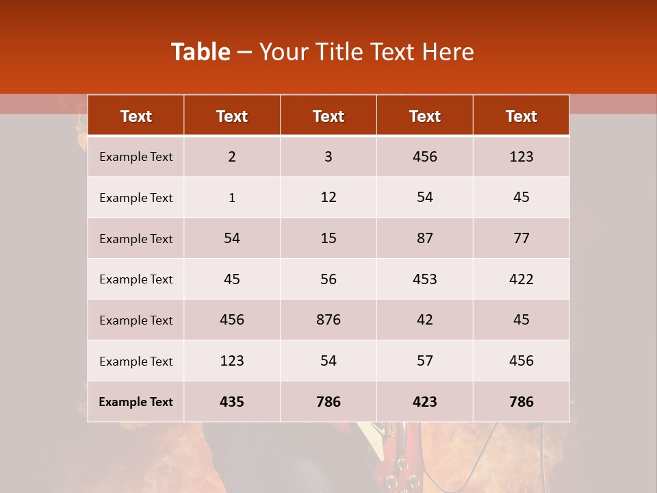 Blues Dark Rock PowerPoint Template