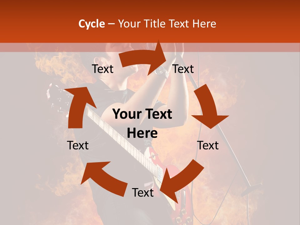 Blues Dark Rock PowerPoint Template