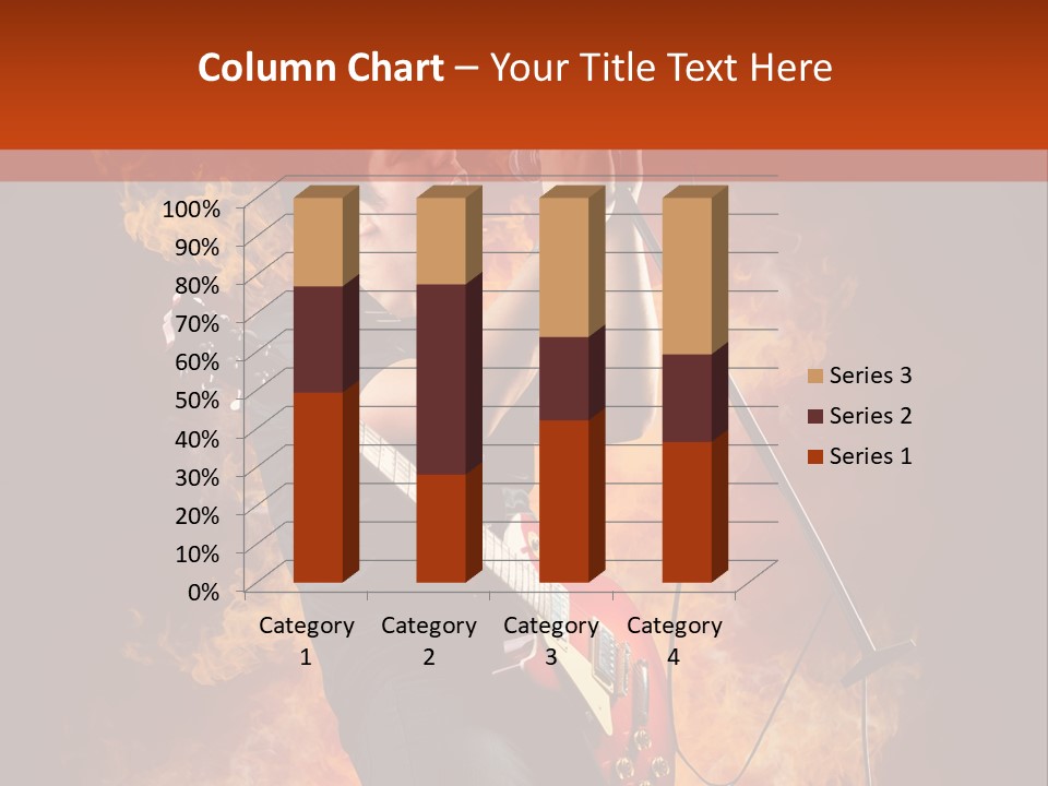 Blues Dark Rock PowerPoint Template