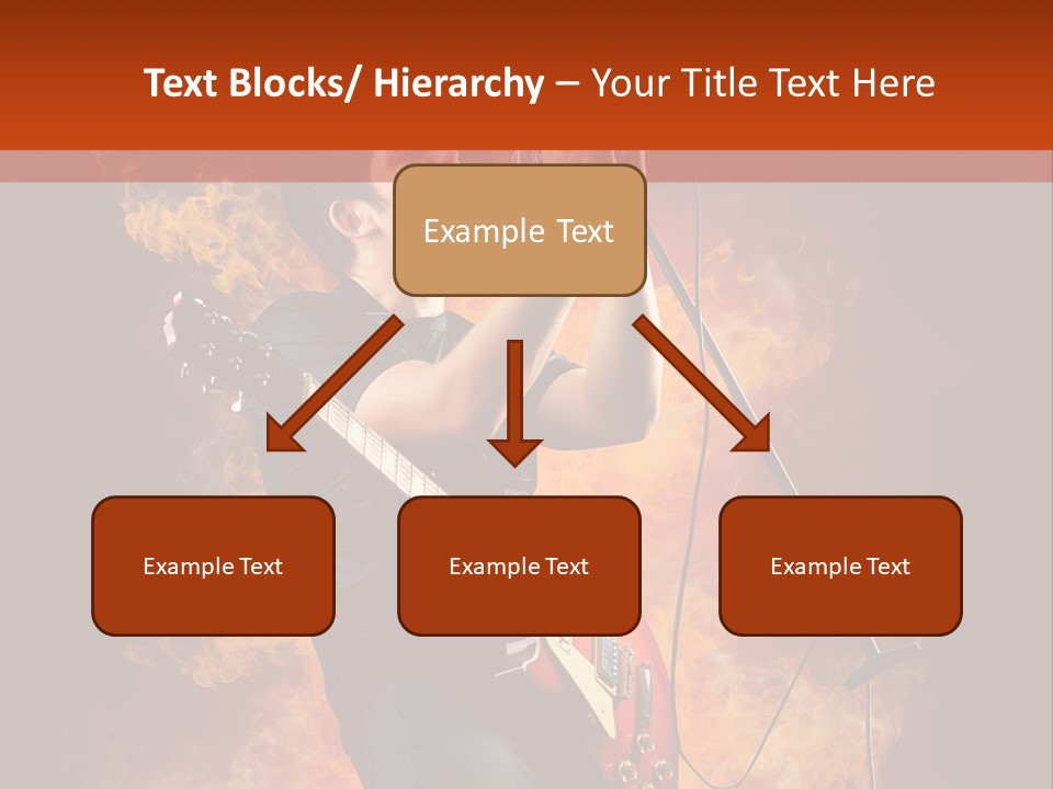 Blues Dark Rock PowerPoint Template