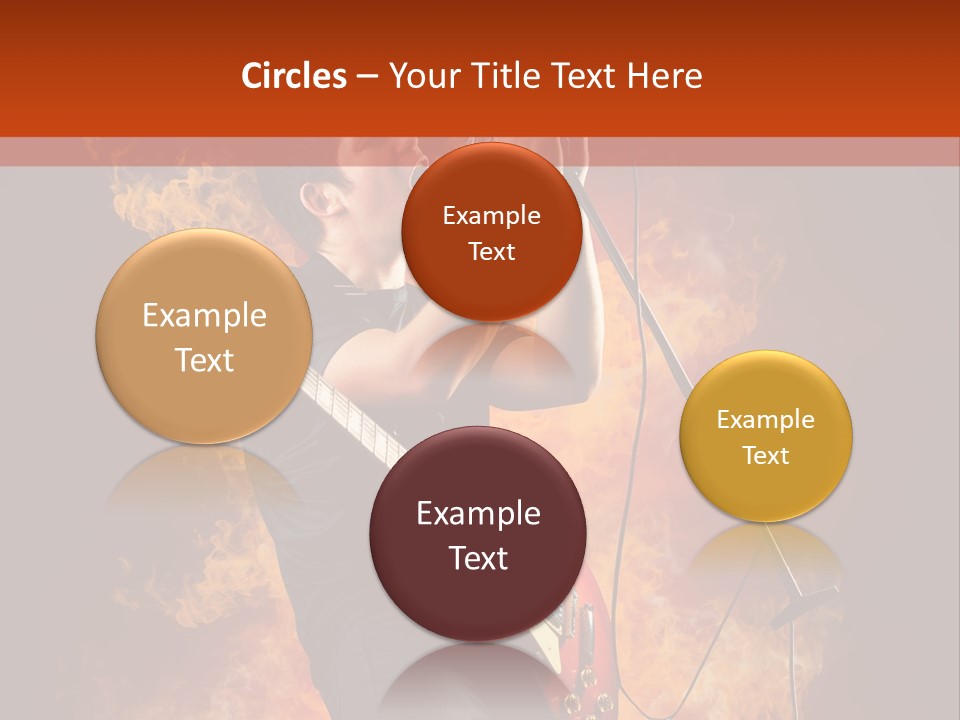 Blues Dark Rock PowerPoint Template