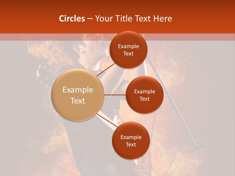 Blues Dark Rock PowerPoint Template