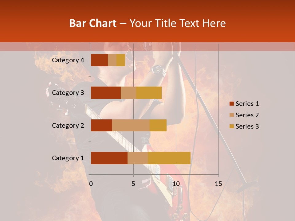 Blues Dark Rock PowerPoint Template