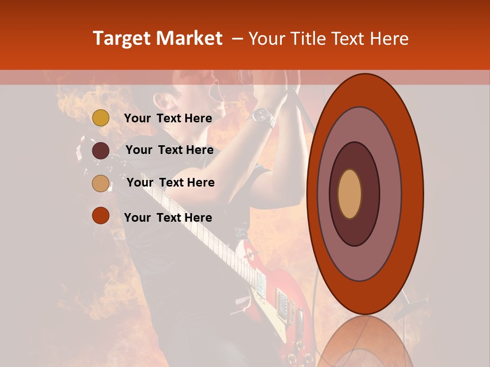 Blues Dark Rock PowerPoint Template