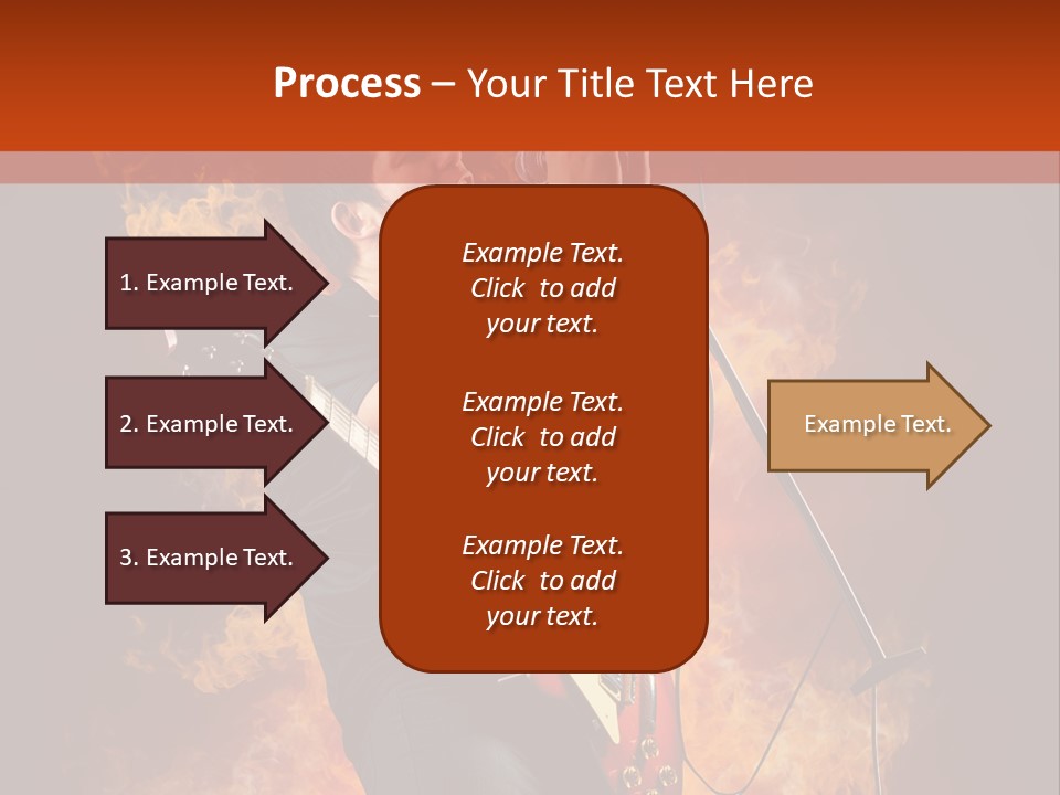 Blues Dark Rock PowerPoint Template