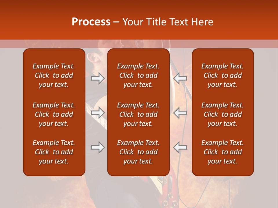 Blues Dark Rock PowerPoint Template