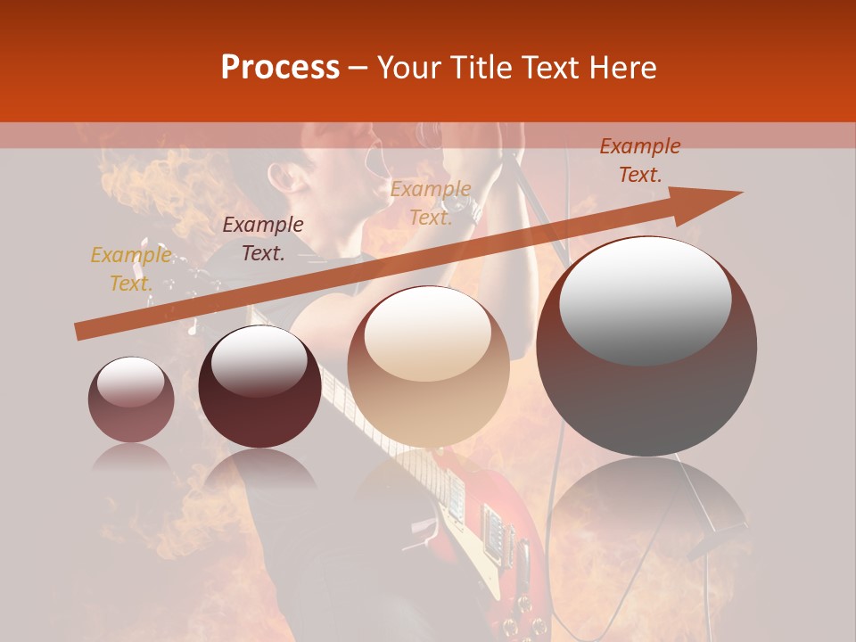 Blues Dark Rock PowerPoint Template