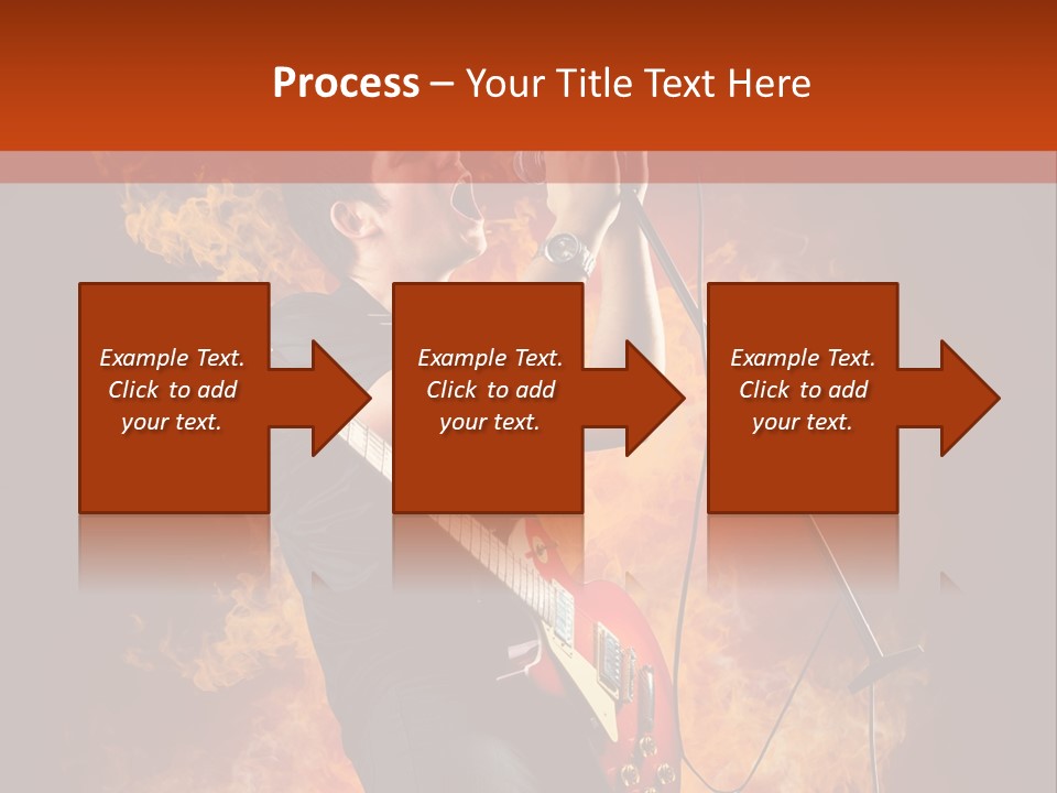 Blues Dark Rock PowerPoint Template
