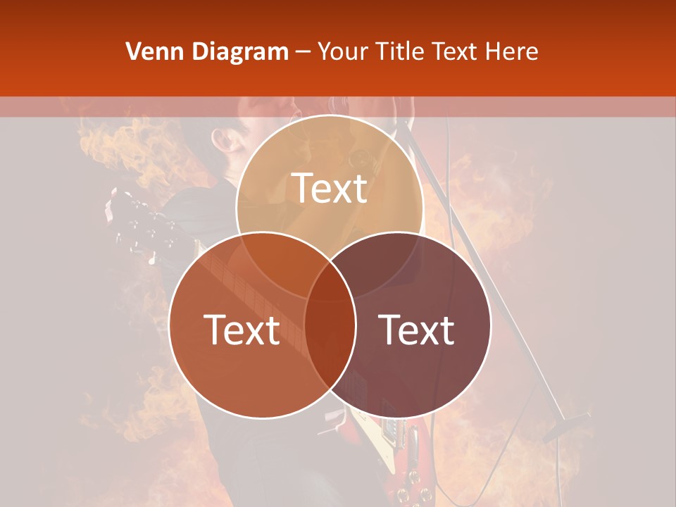 Blues Dark Rock PowerPoint Template