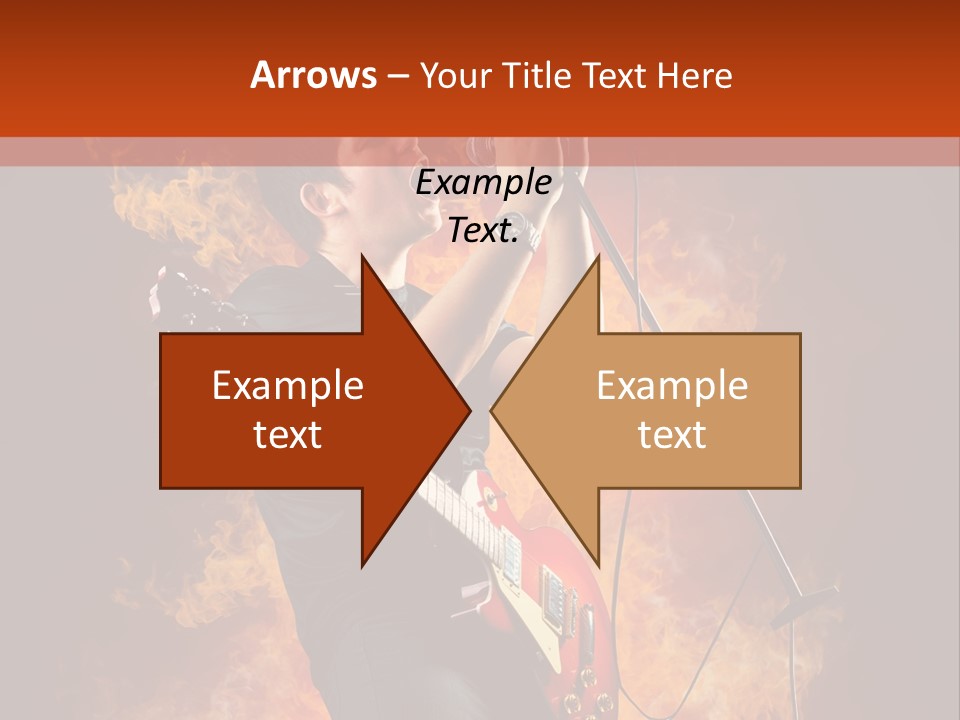 Blues Dark Rock PowerPoint Template