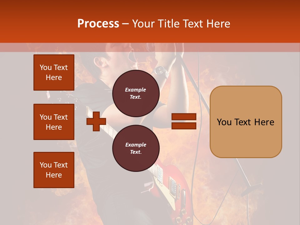 Blues Dark Rock PowerPoint Template