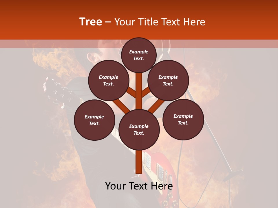 Blues Dark Rock PowerPoint Template