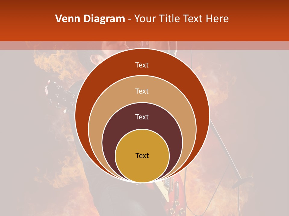Blues Dark Rock PowerPoint Template