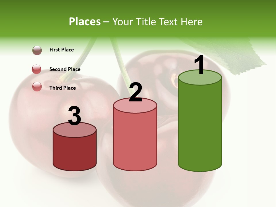 Juicy Cherry Freshness PowerPoint Template