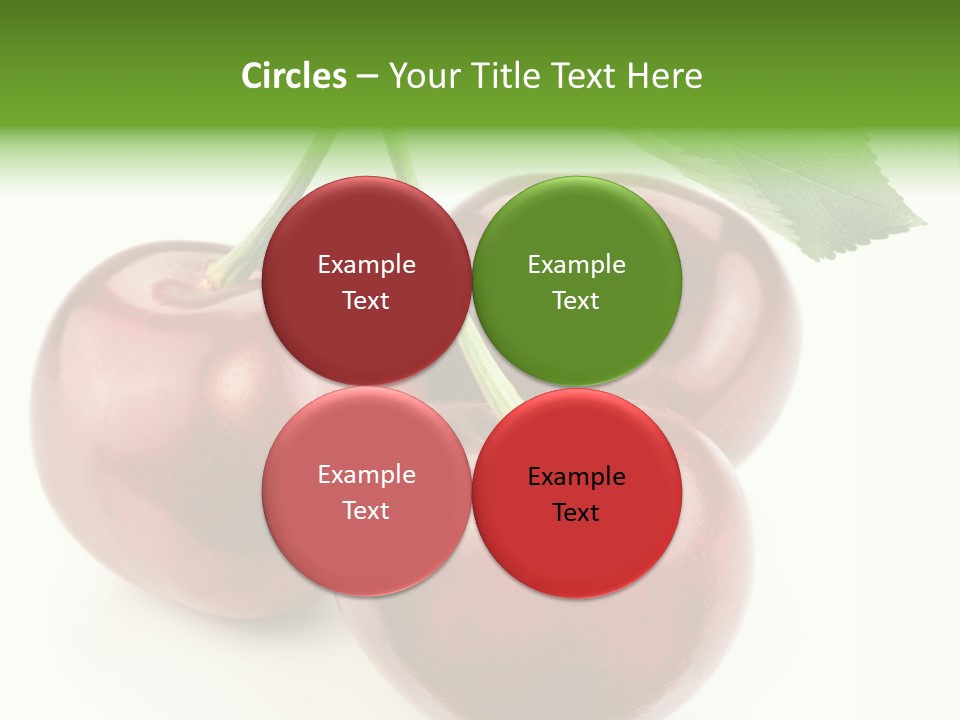Juicy Cherry Freshness PowerPoint Template