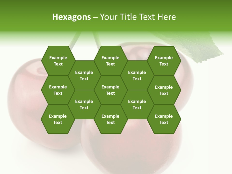 Juicy Cherry Freshness PowerPoint Template