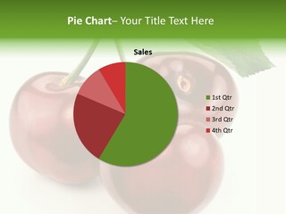 Juicy Cherry Freshness PowerPoint Template