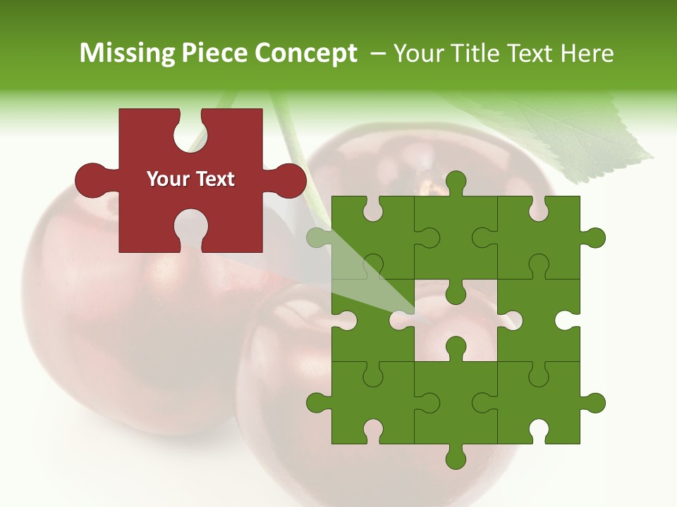 Juicy Cherry Freshness PowerPoint Template