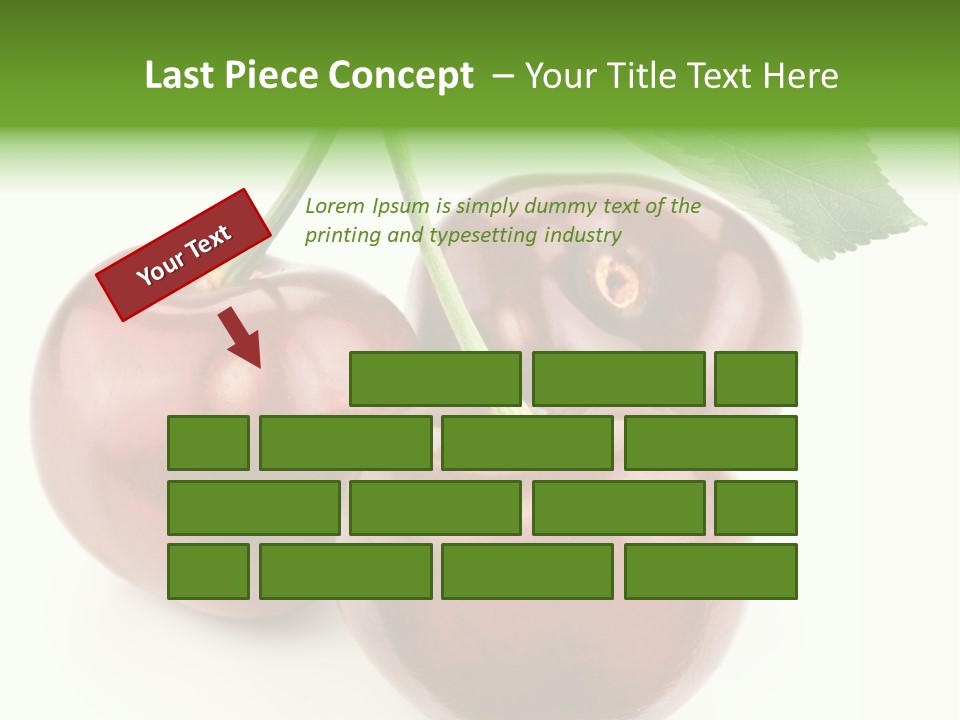 Juicy Cherry Freshness PowerPoint Template