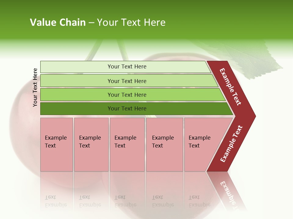 Juicy Cherry Freshness PowerPoint Template