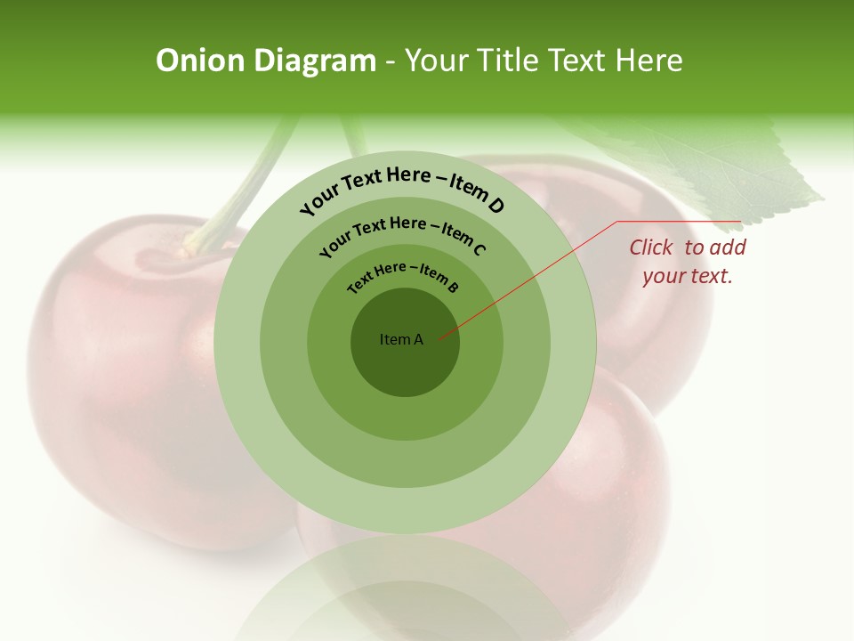 Juicy Cherry Freshness PowerPoint Template