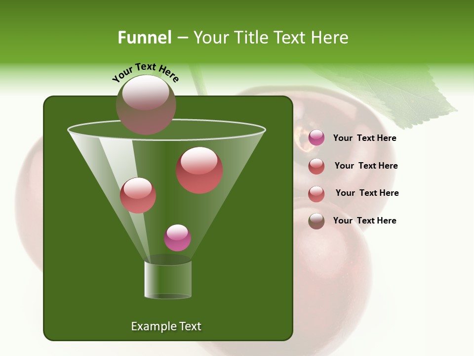 Juicy Cherry Freshness PowerPoint Template