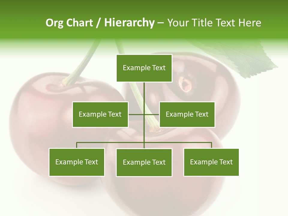 Juicy Cherry Freshness PowerPoint Template