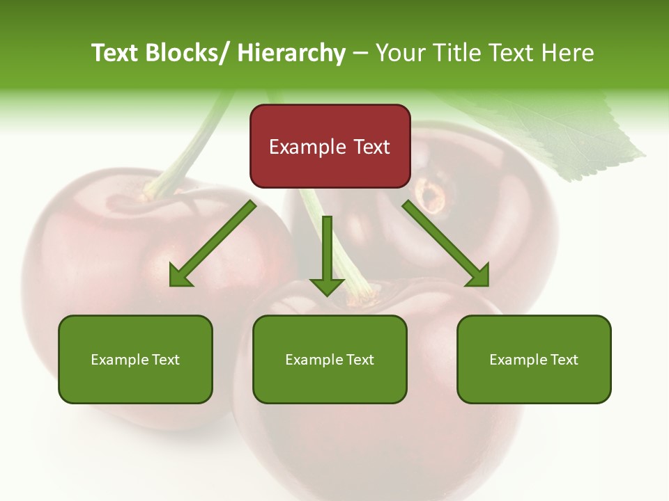 Juicy Cherry Freshness PowerPoint Template