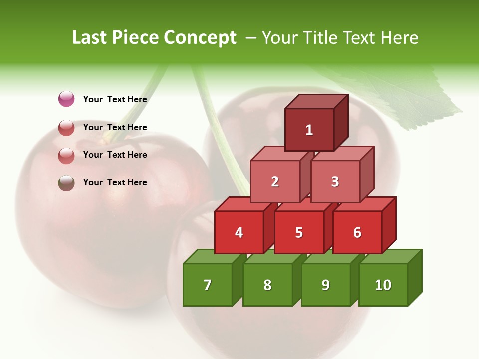 Juicy Cherry Freshness PowerPoint Template