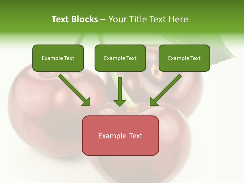 Juicy Cherry Freshness PowerPoint Template