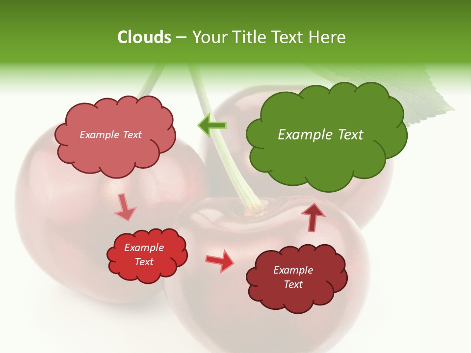 Juicy Cherry Freshness PowerPoint Template