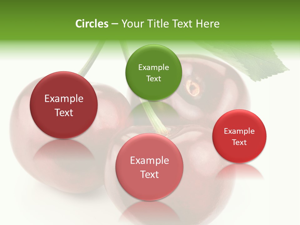 Juicy Cherry Freshness PowerPoint Template