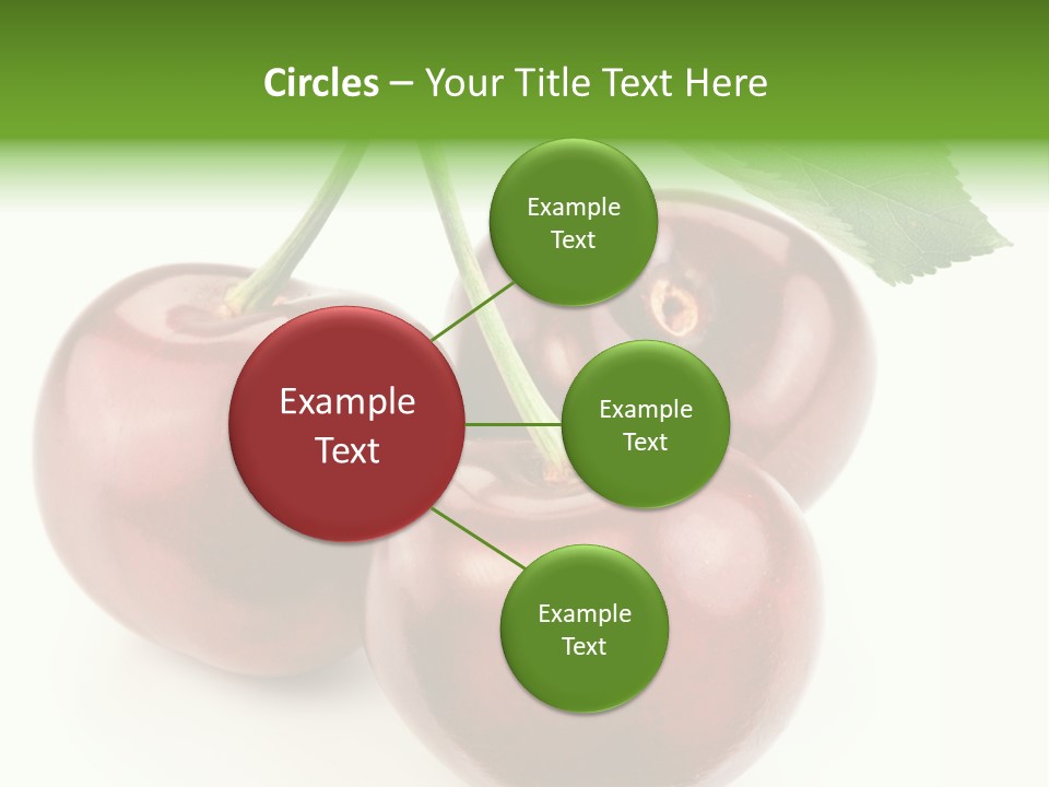 Juicy Cherry Freshness PowerPoint Template