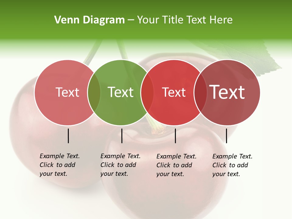 Juicy Cherry Freshness PowerPoint Template