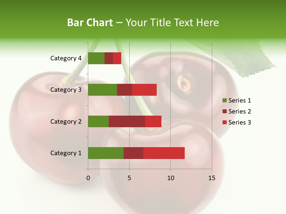 Juicy Cherry Freshness PowerPoint Template
