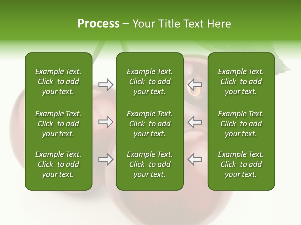 Juicy Cherry Freshness PowerPoint Template
