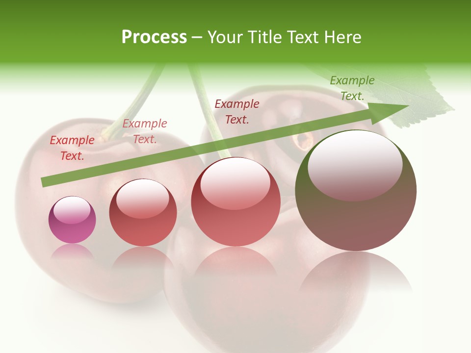 Juicy Cherry Freshness PowerPoint Template