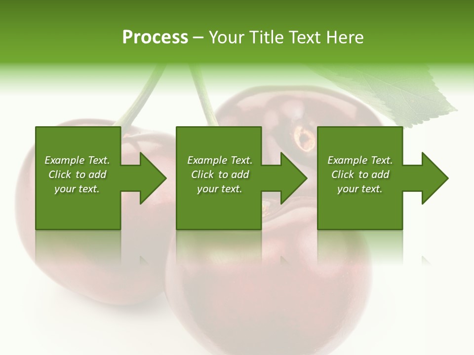 Juicy Cherry Freshness PowerPoint Template